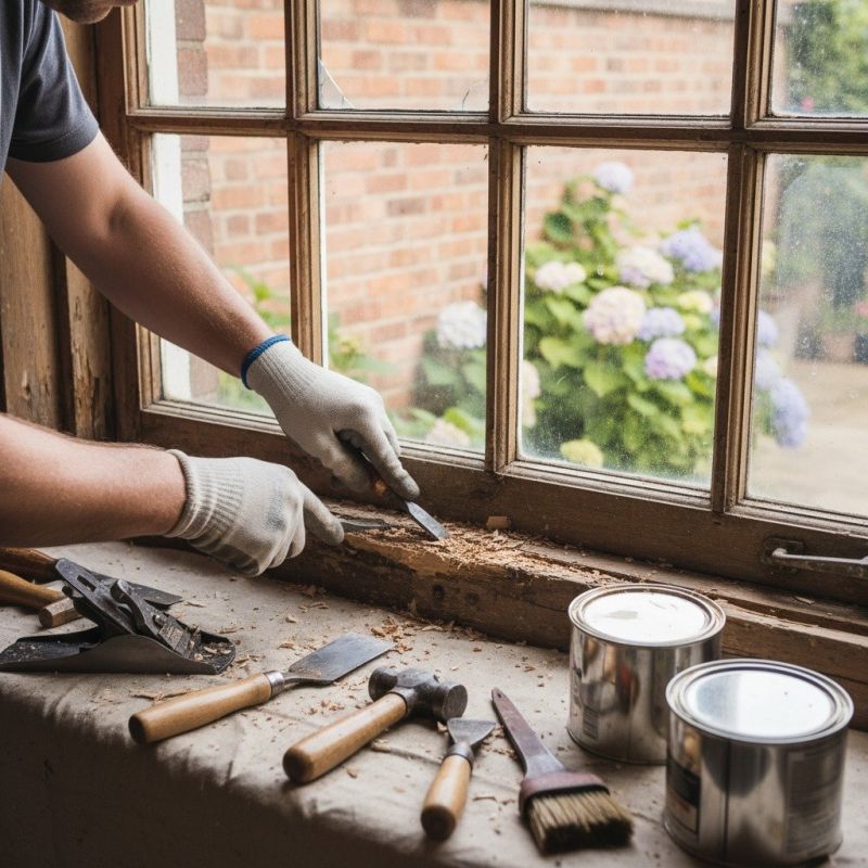 Wood Window Repair in Denver County, CO